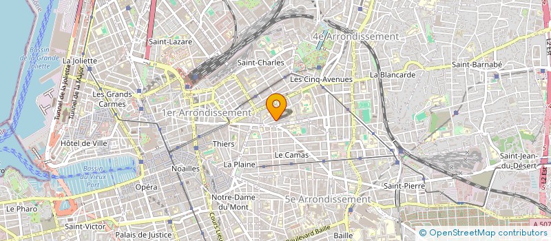 localisation de l'entreprise MUSIQUES ET DEVELOPPEMENT  MARSEILLE