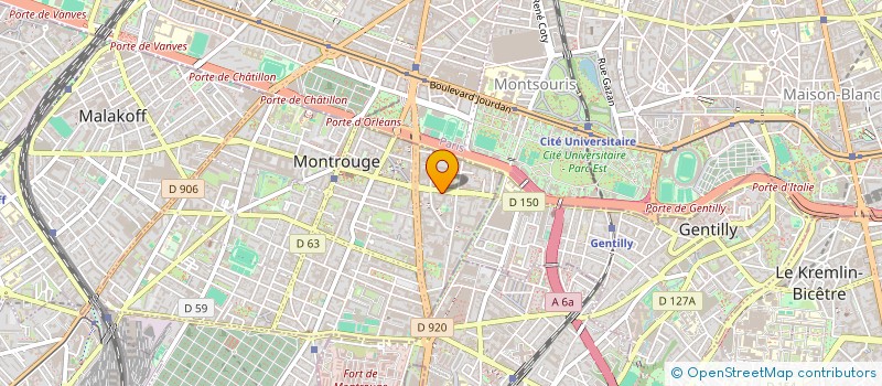 localisation de l'entreprise MUSIQUES ET FESTIVALS à MONTROUGE