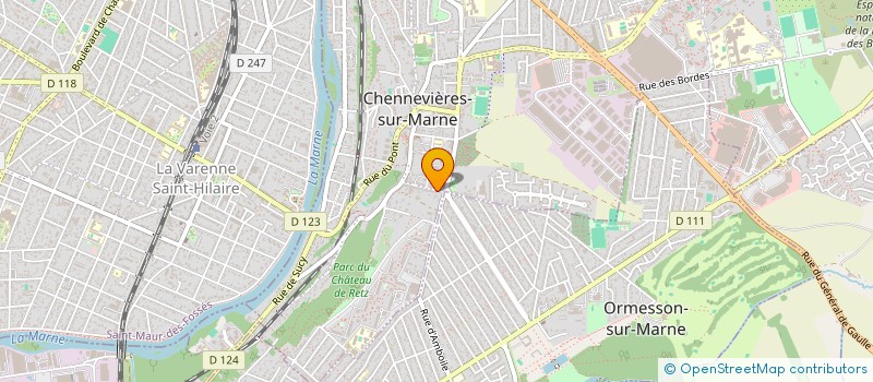 localisation de l'entreprise MUSIQUES -EXPERIENCES à CHENNEVIERES-SUR-MARNE
