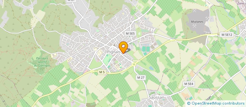 localisation de l'entreprise MUSIQUES FESTIVES à PIGNAN