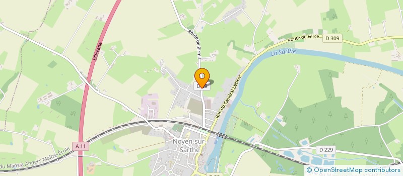localisation de l'entreprise MUSIQUES ORIGINALES DE LA GRANDE EUR à NOYEN-SUR-SARTHE