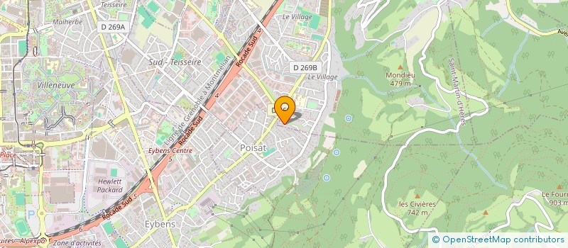 localisation de l'entreprise MUSIQUES POUR TOUS à GRENOBLE