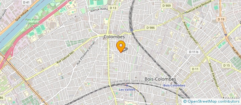 localisation de l'entreprise MUSIQUES SPECIALES à COLOMBES