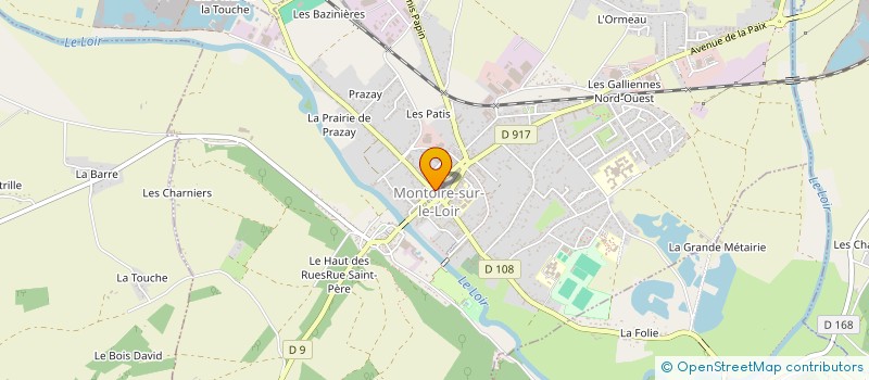 localisation de l'entreprise MUSIQUES SUR LOIR  MONTOIRE-SUR-LE-LOIR