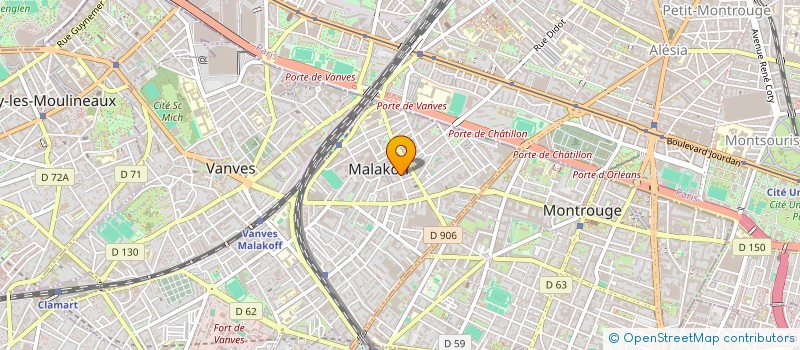 localisation de l'entreprise MUSIQUES TANGENTES à MALAKOFF