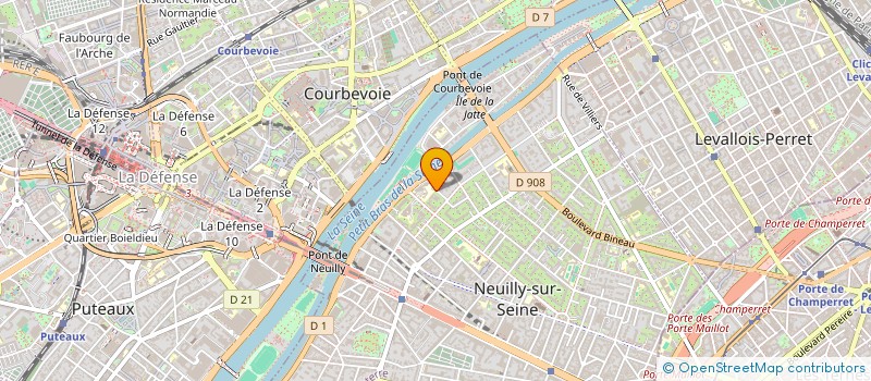 localisation de l'entreprise MUSITALE à NEUILLY-SUR-SEINE
