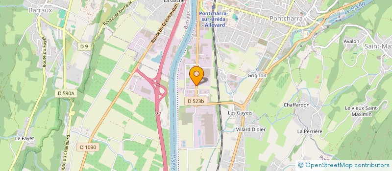 localisation de l'entreprise MUSITELLI  PONTCHARRA