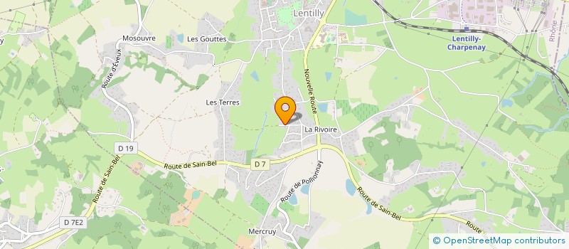 localisation de l'entreprise MUSKADE DISTRIBUTION à LENTILLY