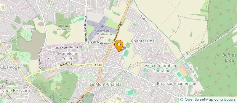 localisation de l'entreprise MUSRAC-ACADEMY à CHELLES
