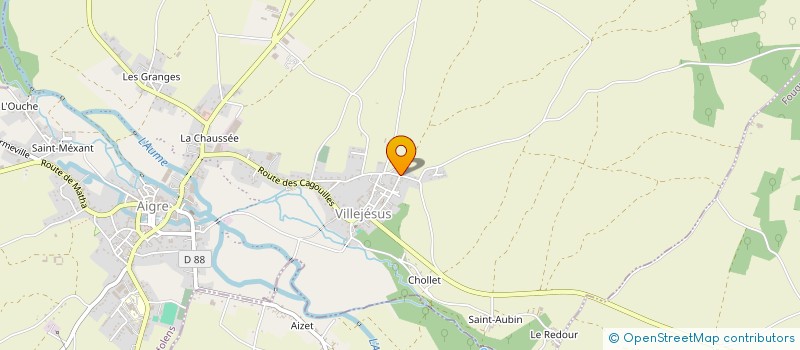 localisation de l'entreprise MUSSARD à AIGRE