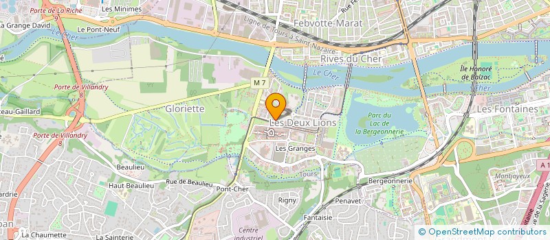 localisation de l'entreprise MUSSARD - BOURGES  TOURS