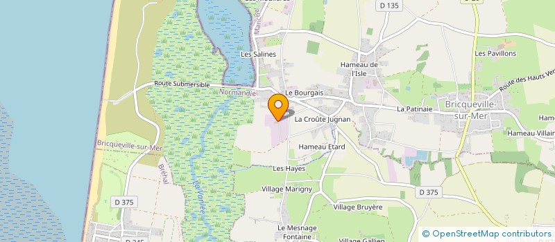 localisation de l'entreprise MUSSELLA NORMANDIE  BRICQUEVILLE-SUR-MER