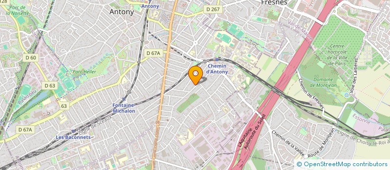 localisation de l'entreprise MUSSET AL SARL à ANTONY