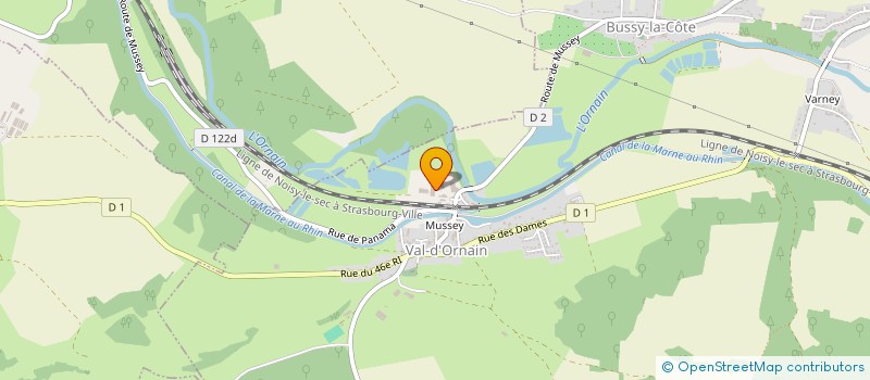 localisation de l'entreprise MUSSEY MOTORS à VAL-D'ORNAIN