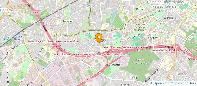 localisation de l'entreprise MUSSIDAL NOUVELLE AQUITAINE à PESSAC