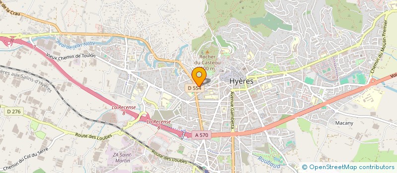 localisation de l'entreprise MUSSIMOT à HYERES