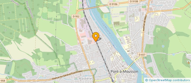 localisation de l'entreprise MUSSIPONTUM à PONT-A-MOUSSON