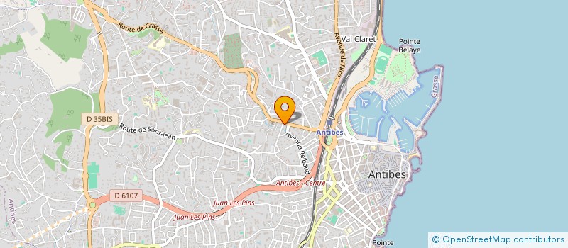 localisation de l'entreprise MUSSO à ANTIBES