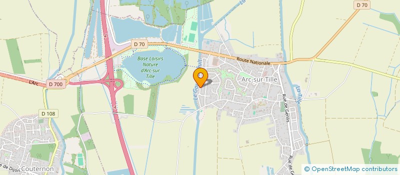 localisation de l'entreprise MUSSO  ARC-SUR-TILLE