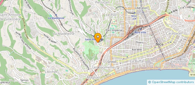 localisation de l'entreprise MUSSO IMMO à NICE