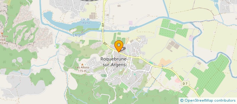 localisation de l'entreprise MUSSO LAURENT ET PETIT RENE à ROQUEBRUNE-SUR-ARGENS
