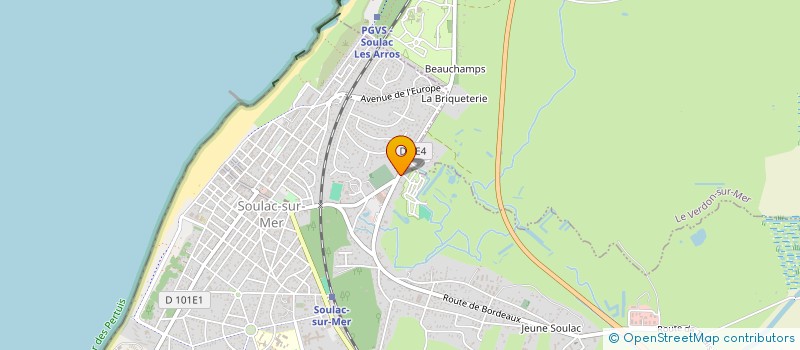 localisation de l'entreprise MUSSONVILLE à SOULAC-SUR-MER