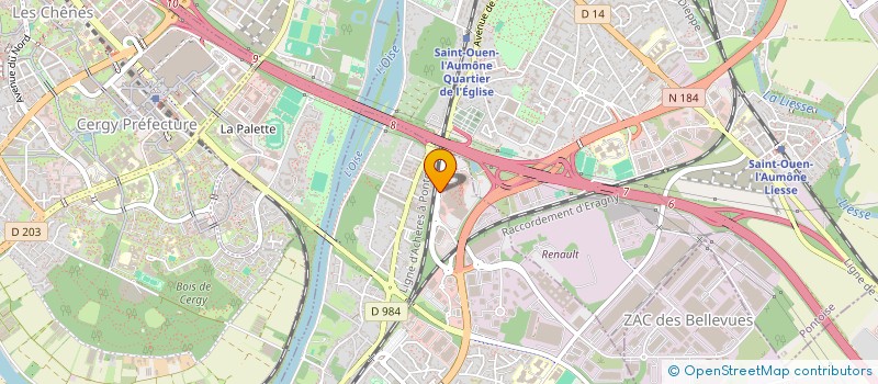 localisation de l'entreprise MUST  ERAGNY-SUR-OISE