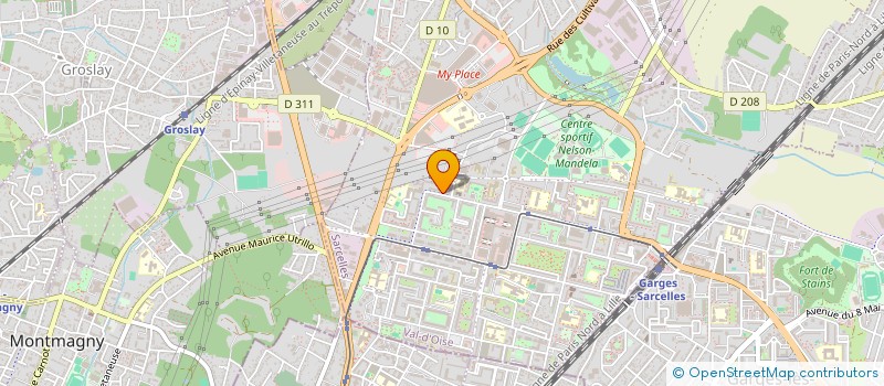 localisation de l'entreprise MUST à SARCELLES