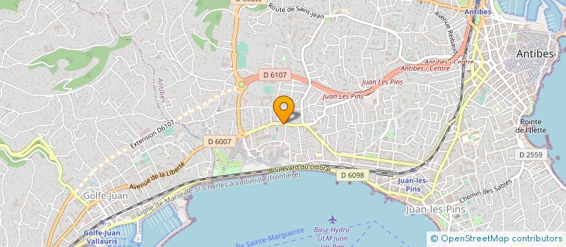 localisation de l'entreprise MUST à ANTIBES
