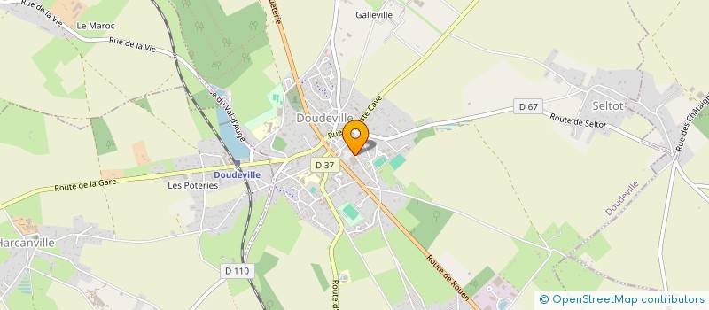 localisation de l'entreprise MUST à DOUDEVILLE