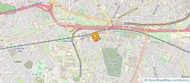 localisation de l'entreprise MUST BATIMENT à LILLE