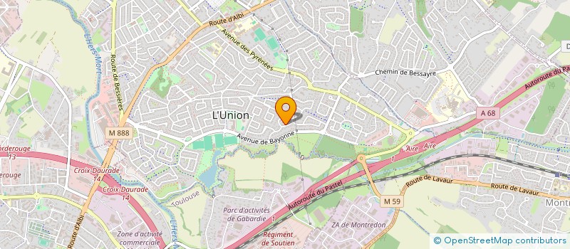 localisation de l'entreprise MUST DEVELOP' à L'UNION