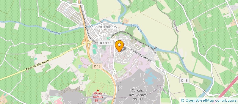 localisation de l'entreprise MUST DIFFUSION à SAINT-THIBERY