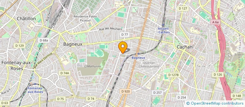 localisation de l'entreprise MUST DRIVE à BAGNEUX