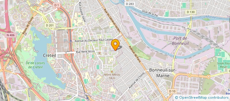 localisation de l'entreprise MUST FOOD à CRETEIL