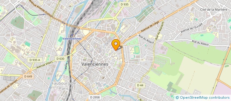 localisation de l'entreprise MUST INVESTISSEMENT à VALENCIENNES