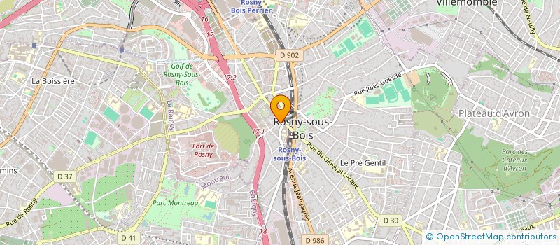localisation de l'entreprise MUST SHUTTLE à ROSNY-SOUS-BOIS
