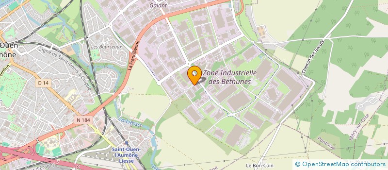 localisation de l'entreprise MUST VIDEO DIFFUSION  SAINT-OUEN-L'AUMONE