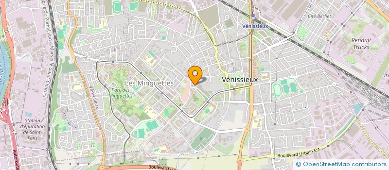 localisation de l'entreprise MUSTAF'  VENISSIEUX