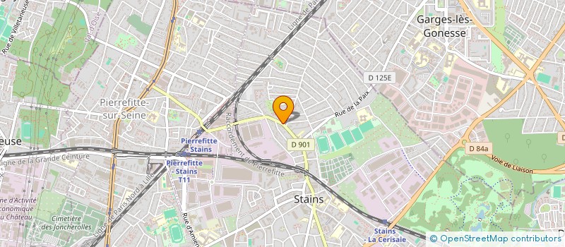 localisation de l'entreprise MUSTAFF à STAINS