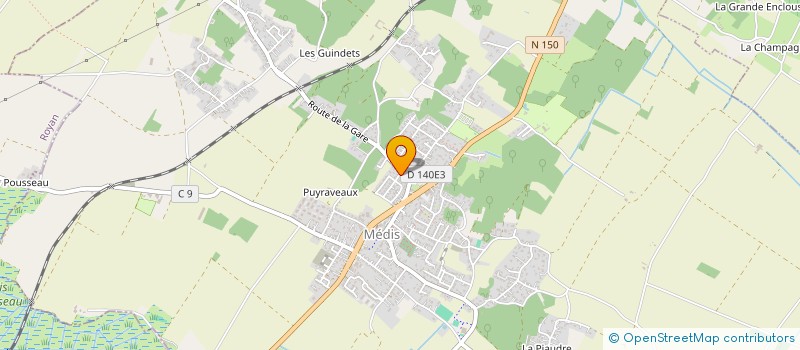 localisation de l'entreprise MUSTANG 17  MEDIS