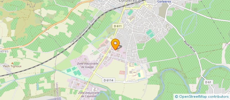 localisation de l'entreprise MUSTANG  BOUTENAC