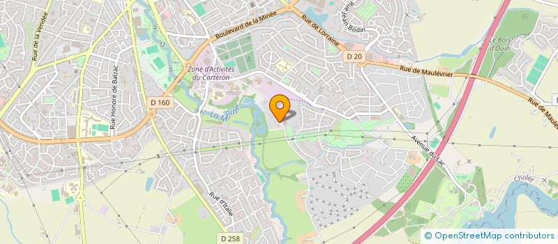 localisation de l'entreprise MUSTANG à CHOLET