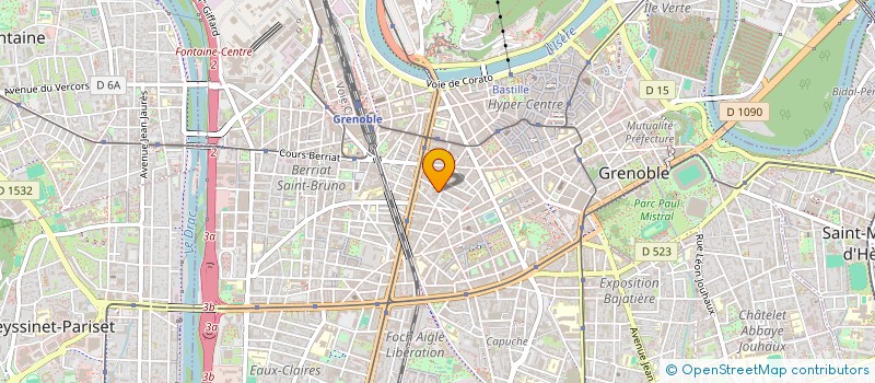 localisation de l'entreprise MUSTANG AENGIE à GRENOBLE