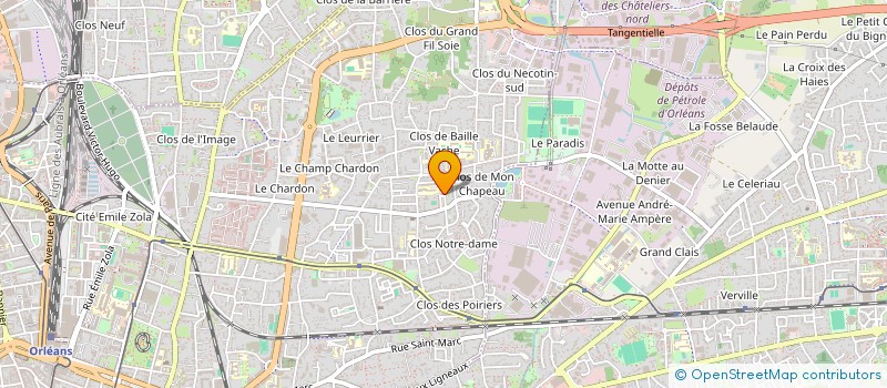 localisation de l'entreprise MUSTAPHA MESSAGERIE  ORLEANS