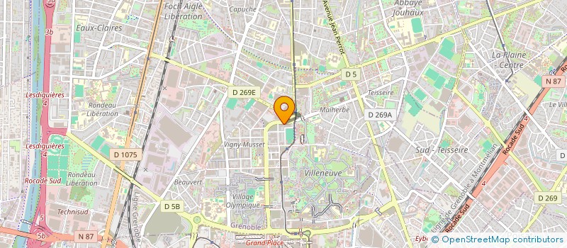 localisation de l'entreprise MUSTIDECO à GRENOBLE