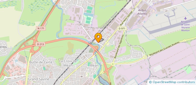 localisation de l'entreprise MUSTIERE 1  MONTOIR-DE-BRETAGNE