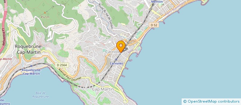 localisation de l'entreprise MUSU à ROQUEBRUNE-CAP-MARTIN