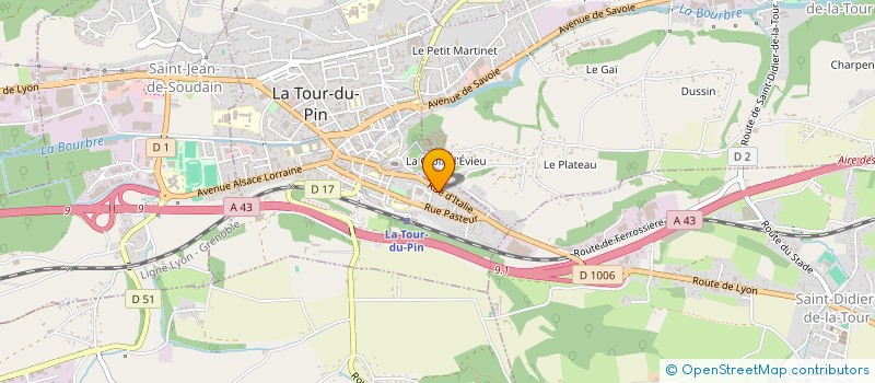 localisation de l'entreprise MUSULMANE  LA TOUR-DU-PIN