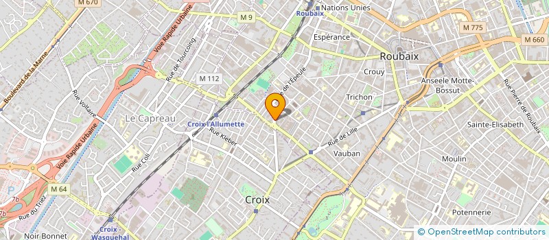 localisation de l'entreprise MUSULMANE DE L'EPEULE à ROUBAIX